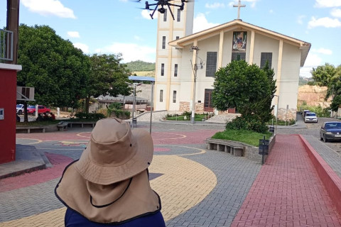 Drones auxiliam na eliminação de focos do Aedes na Regional de Ubá