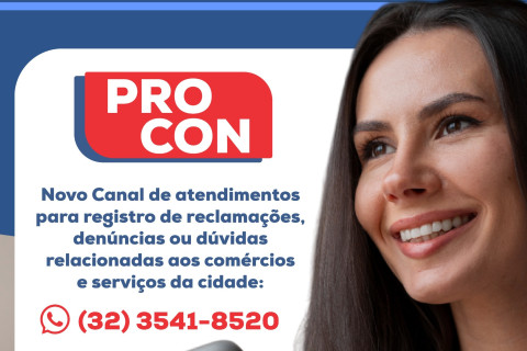 Procon de Ubá lança atendimento via WhatsApp para denúncias
