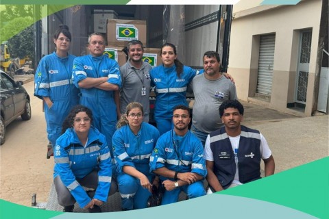 Ubá recebeu três Kits Desastre enviados pelo Ministério da Saúde, com o apoio da Força Nacional do SUS.