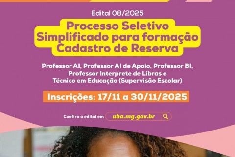 Prefeitura divulga Processo Seletivo para Professores e Técnico em Educação