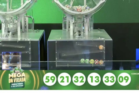 Mega da Virada premia 6 apostas; cada uma vai receber R$ 181,8 milhões