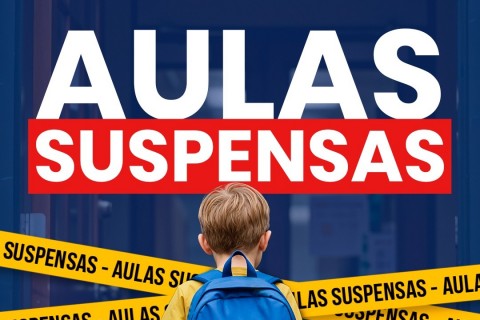 Secretaria de Educação prorroga suspensão das aulas presenciais até 6 de março