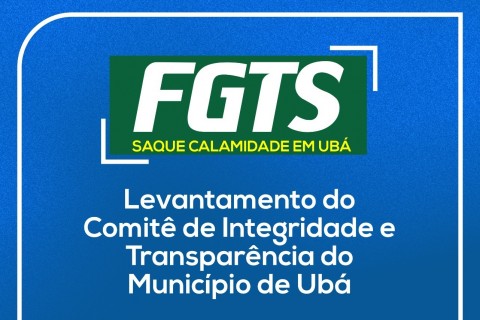 F G T S saque calamidade  em Ubá