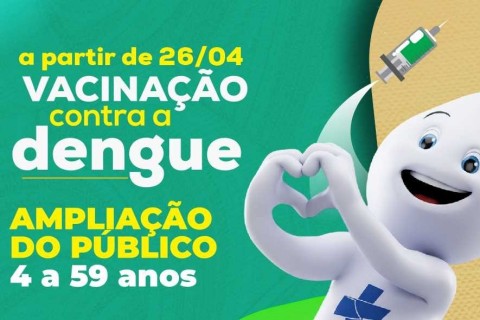 Ubá amplia público-alvo da vacina contra a dengue a partir de 26 de abril