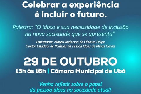 Conselho realiza palestra em comemoração ao Dia Municipal do Idoso