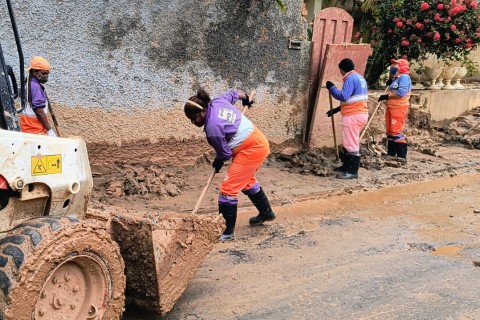 Ações de limpeza e recuperação prosseguem em diversas regiões de Ubá