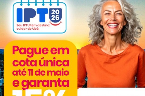 Prefeitura amplia pontos de atendimento para emissão do IPTU 2026.